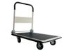 Chariot plateforme pliable, en acier, capacité de 300 kg, dimensions 91x61 cm, 4 roues