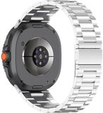 Merkloos / Sans marque Universeel 20MM Horloge Bandje / Smartwatch Bandje Hoogwaardig Roestvrij Staal met Schakels Zilver