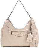 GUESS Antonia Hobo Schoudertas Bone crème