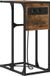 vidaXL Nachtkastje gerookt eiken 41,5 x 26 x 60,5 cm bewerkt hout
