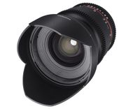 Samyang 16mm T2.2 VDSLR ED AS UMC CS II Zwart