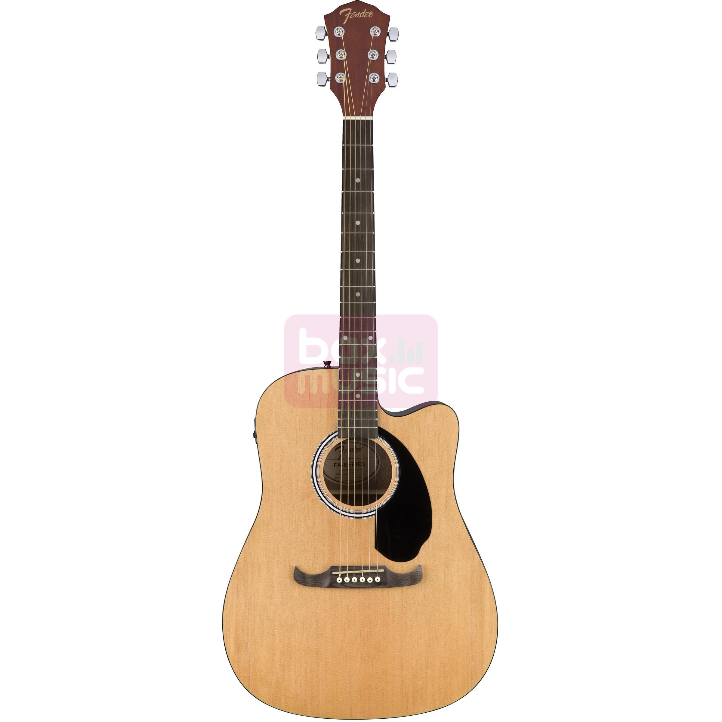 Fender FA-125CE Dreadnought Naturel E/A western gitaar