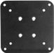 Plaque adaptatrice VESA 75 - VESA 100 carrée au détail noir