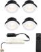 HOFTRONIC Cadiz Set van 4 LED Mini Inbouwspots