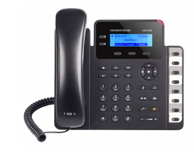 Grandstream Networks GXP1628 - Telefoon - Zwart