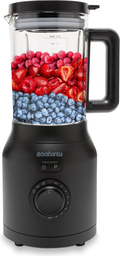 Brabantia Blender - 3 Automatische Programma's - 1200 Watt - Aanpasbare snelheidsregelingen - Duurzame RVS messen - BBEK1057