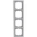 BJ Zukunftssicheres Lineargestell, Modell 1724-183K, 4-fach, Aluminium/Silber