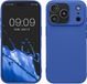 kwmobile telefoonhoesje geschikt voor Apple iPhone 18 Pro / iPhone 17 Pro - Hoesje voor smartphone - Back cover in Baltisch blauw