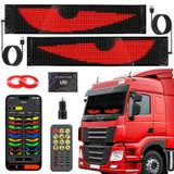 StarTech LED-verlichting voor auto's en vrachtwagens met "Devil Eyes" design - Programmeerbaar LED-display - Meerdere kleuren - Bluetooth-app - USB 5V - Lopende tekstfunctie - Geschikt voor wandmontage