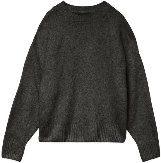 VMBOOM VERO MODA Gebreide Trui Donkerbruin