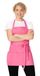 Chef Works Unisex Drie Pocket Schort, Roze, One Size