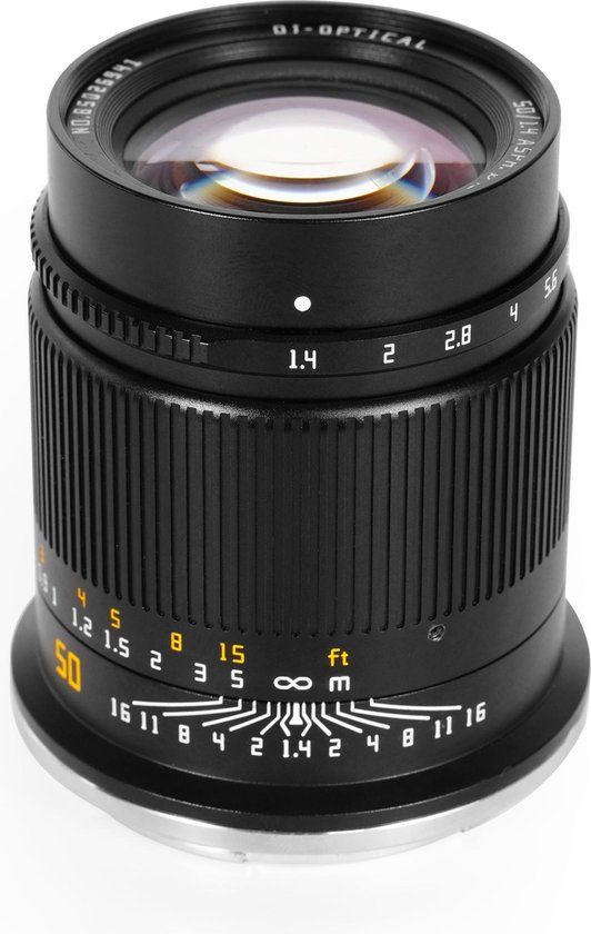 TTArtisan 50mm F1.4 ASPH Lens for Nikon Z - Black