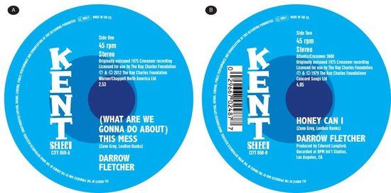 Darrow Fletcher - (What Are We Gonna Do About) This Mess / Honey Can I - 7" Vinyl - Kent Dance - 06-03-2020