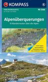 KOMPASS Fernwegekarte Alpenüberquerungen Panorama 1:2 Mio.