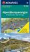 KOMPASS Fernwegekarte Alpenüberquerungen Panorama 1:2 Mio.