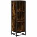 VidaXL Bibliothèque 33,5x33x107,5 cm bois traité couleur chêne fumé