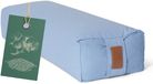 #DoYourYoga - Hoekig Yoga bolster - »Paravati« - Meditatiekussen met bio-organische boekweit schalen vulling - L67 cm & diam.13 cm - lichtblauw