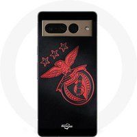 Google Pixel 7 Pro hoesje slb benfica zwarte achtergrond