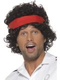Eighties Smiffys Eighties Tennis Player Wig