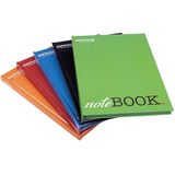 OFFICE products schrift met harde kaft, A5, 96 blad, met kantlijn, gelijnd