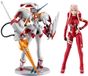 Bandai Namco Darling in the Franxx S.H. Figuarts x The Robot Spirits Action Figure Zero Two & Strelizia 5th Anniversary Set 16 cm