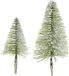 Decoris Kerstboom Mini kerstboom op clip set a 4 stuks