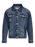 ONLY GIRLS KIDS ONLY KONSARA Meisjes Spijkerjas - Maat 134 - Blauw