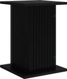 vidaXL Plantenstandaard Zwart 30,5 x 30 x 43 cm Bewerkt Hout