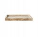 Marmeren serveerschaal 20x30 cm - beige