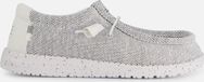 HEYDUDE Wally Sox Instappers grijs Canvas - Maat 41