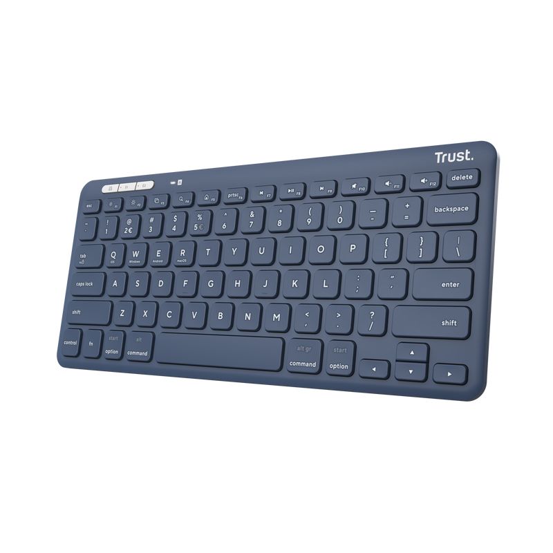 Trust Lyra Mini Wireless Keyboard - Bluetooth, QWERTY US, Blue