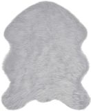 vidaXL - Tapijt - van - imitatie - schapenvacht - TAFALLA - Grijs - 50 - x - 80 - cm