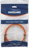 Intellinet 1.0m LC-ST M/M Glasvezel kabel 1 meter OM2 Oranje