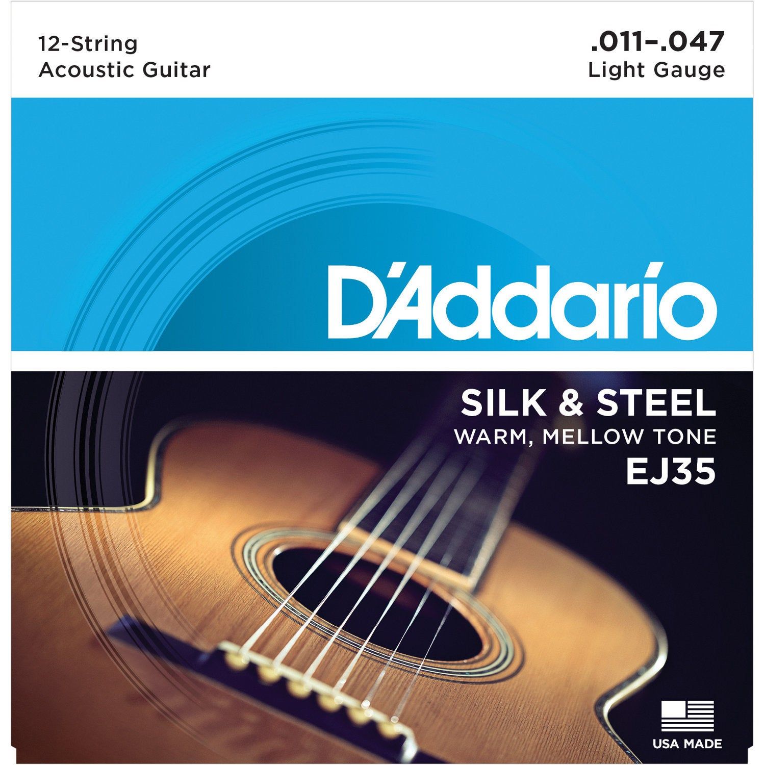 D'Addario EJ35 - Snarenset voor 12-snarige akoestische gitaar