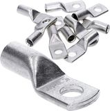 Kalitec 10 stuks HR50-10 standaard buiskabelschoenen 50 mm² M10 zilver koper