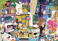 Pieces & Peace Puzzle Art Studio 1500 stukjes puzzle coloré