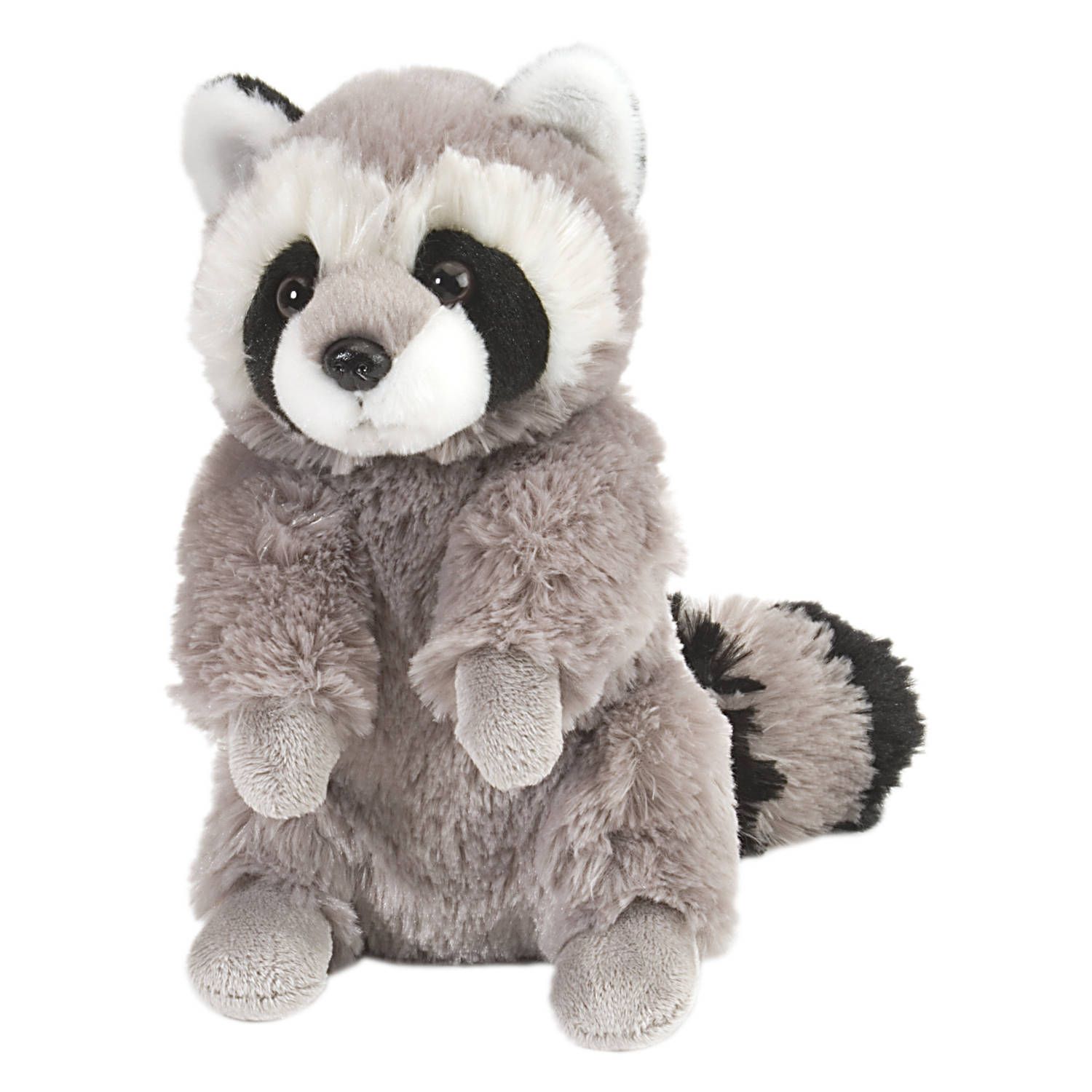 Wild Republic Knuffel Wasbeer Junior 20 Cm Pluche Grijs