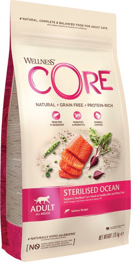 Wellness Core Grain Free Cat Sterilised - Zalm - 1.75 kg