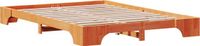 vidaXL Bedframe Massief Grenenhout Wasbruin 140 x 200 cm