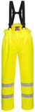 Portwest Bizflame Regen Ongevoerd - Hi-Vis Antistatische FR Broek S780 - Geel - S