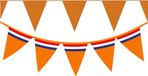 Bellatio Decorations Oranje Holland vlaggenlijnen - 10x stuks van 10 meter