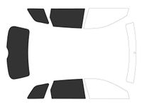 Varianz Auto getinte displaybeschermfolies voor auto kit 3/4 achter, zwart 05