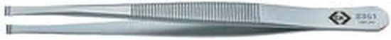C.K T2351 Pince à épiler pour composants 582 SA Arrondie 115 mm