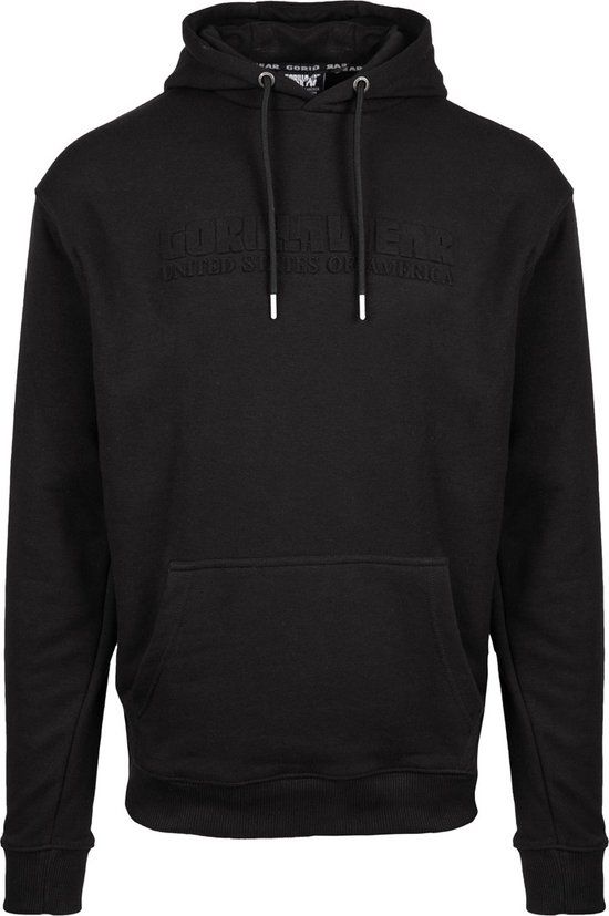 Gorilla Wear Crowley Oversized Hoodie - Zwart - S