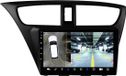 Happiq Autoradio met Bluetooth et CarPlay pour Honda Civic 9 (2012-2017) - Convient pour Apple et Android - Stéréo - Navigation