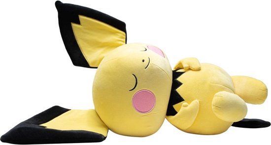 Pokémon Pichu Sleeping Plush Toy - 45cm - Jazwares