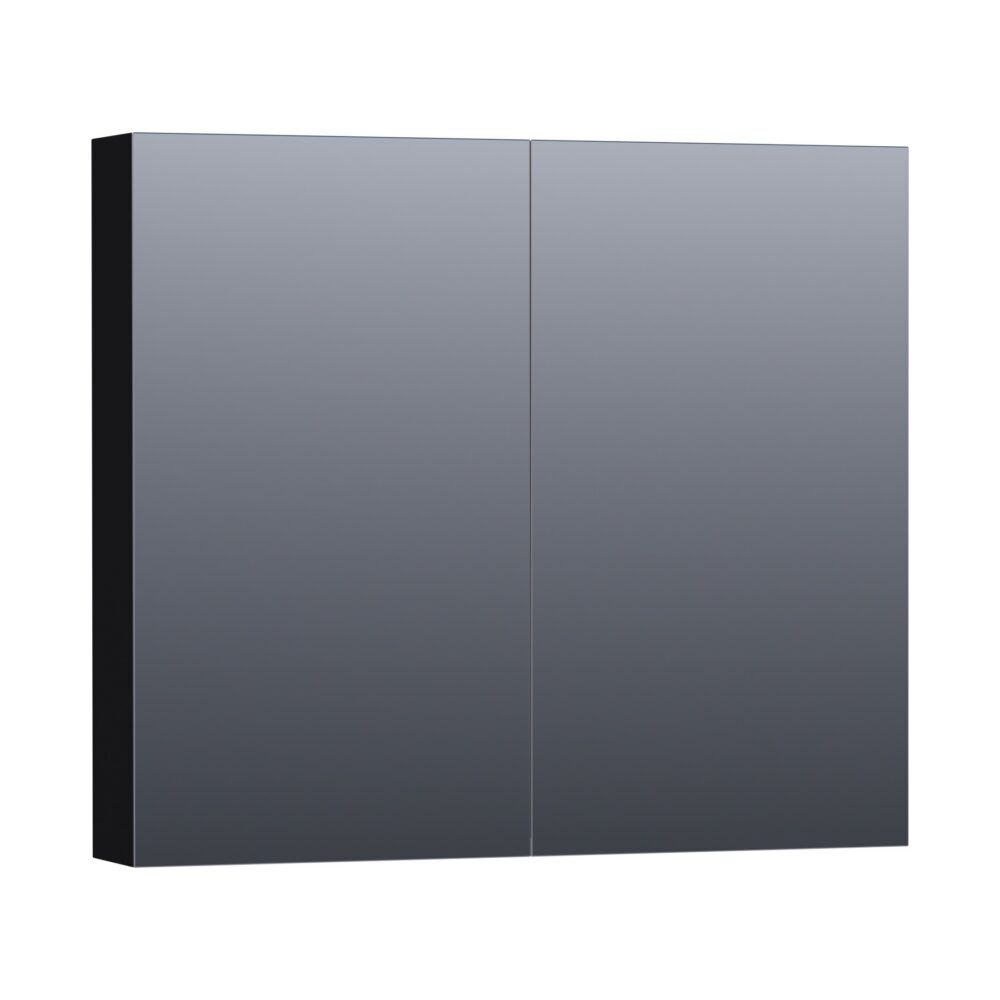 Tapo Dual spiegelkast 80 mat zwart