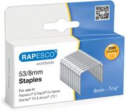 Rapesco 53/8 mm nietjes verzinkt doosje met 2000 nietjes