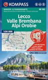 KOMPASS Wanderkarte 105 Lecco, Valle Brembana, Alpi Orobie 1:50.000