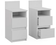 Vicco Monty Nachtkastje – Set van 2 Wit